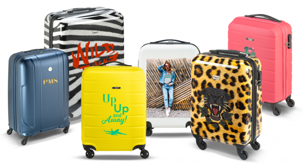 schieten Vel bijnaam Personaliseer je trolley of reiskoffer | Print My Suitcase - Home